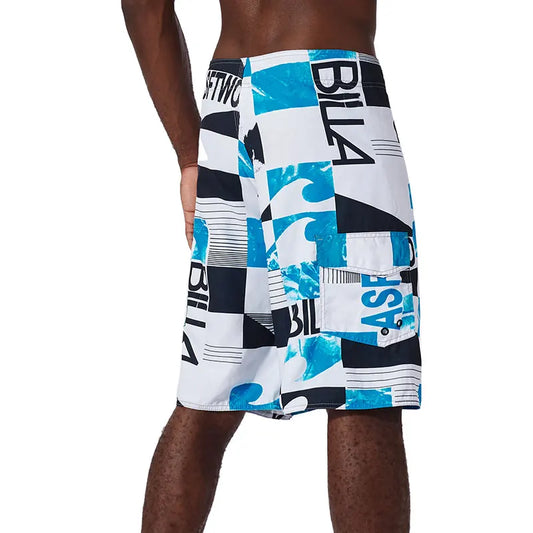 Summer New Fashion Trend Mens Beach Shorts Bermuda Phantom Quick Dry Swimwear Casual Print Diving Surfwear men swimming shorts