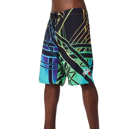 Summer New Fashion Trend Mens Beach Shorts Bermuda Phantom  Quick Dry Swimwear Casual Print Diving Surfwear men swimming shorts