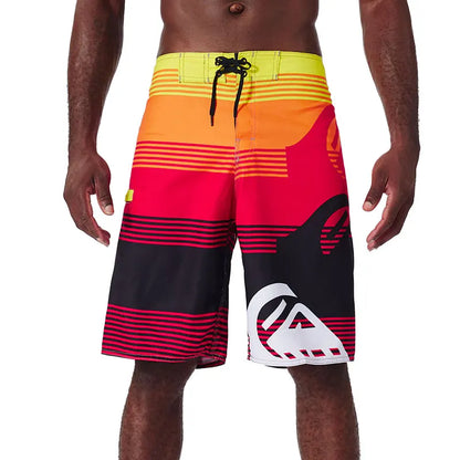 Summer New Fashion Trend Mens Beach Shorts Bermuda Phantom  Quick Dry Swimwear Casual Print Diving Surfwear men swimming shorts