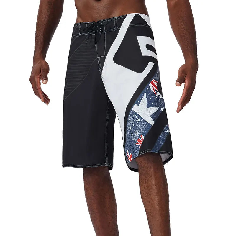 Summer New Fashion Trend Mens Beach Shorts Bermuda Phantom  Quick Dry Swimwear Casual Print Diving Surfwear men swimming shorts