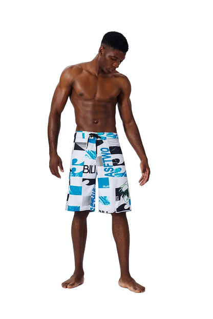 Summer New Fashion Trend Mens Beach Shorts Bermuda Phantom  Quick Dry Swimwear Casual Print Diving Surfwear men swimming shorts