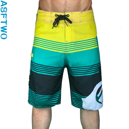 Summer New Fashion Trend Mens Beach Shorts Bermuda Phantom  Quick Dry Swimwear Casual Print Diving Surfwear men swimming shorts