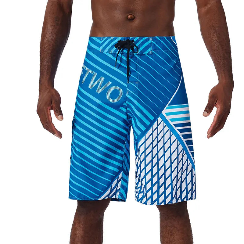 Summer New Fashion Trend Mens Beach Shorts Bermuda Phantom  Quick Dry Swimwear Casual Print Diving Surfwear men swimming shorts