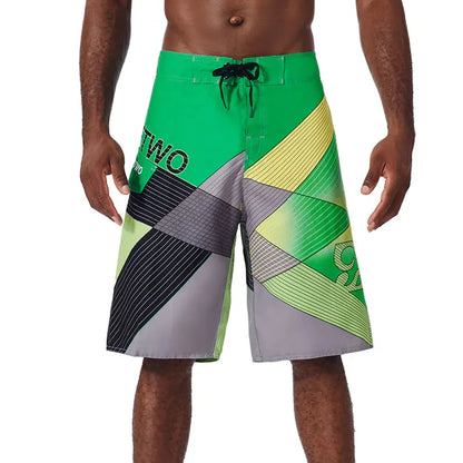 Summer New Fashion Trend Mens Beach Shorts Bermuda Phantom  Quick Dry Swimwear Casual Print Diving Surfwear men swimming shorts