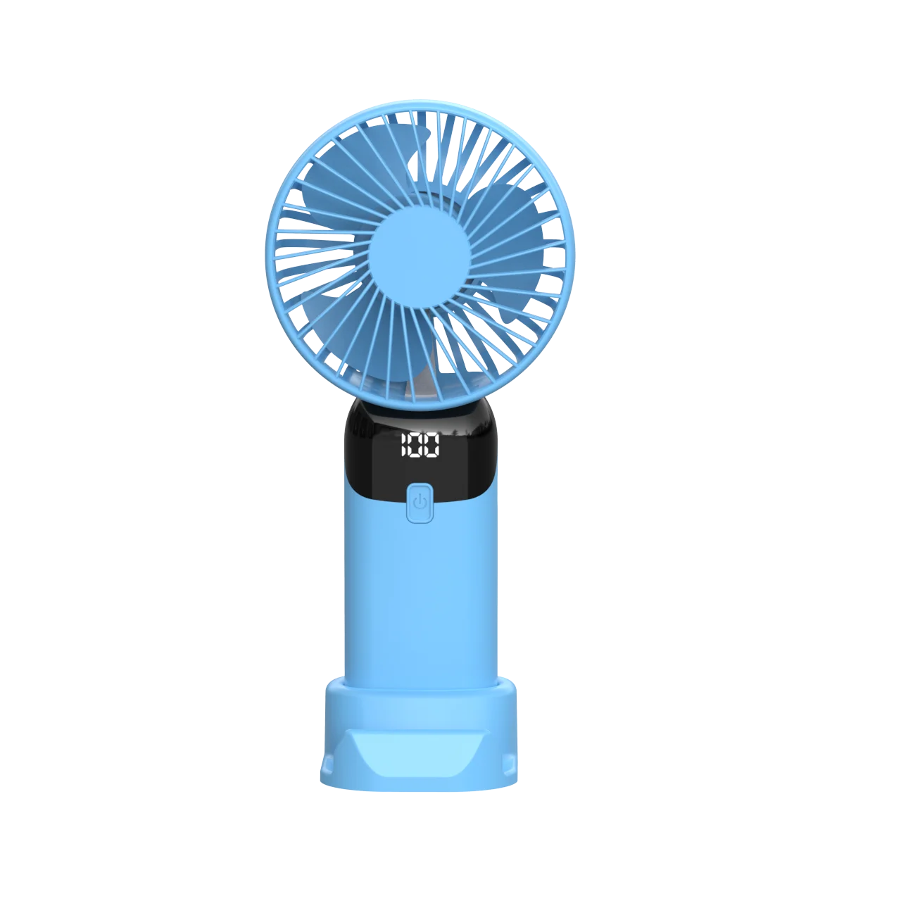 USB Mini Strong Wind Handheld Fan Portable Quiet Rechargeable Desktop Air Cooler with Phone Holder Cooling Fan Outdoor Travel