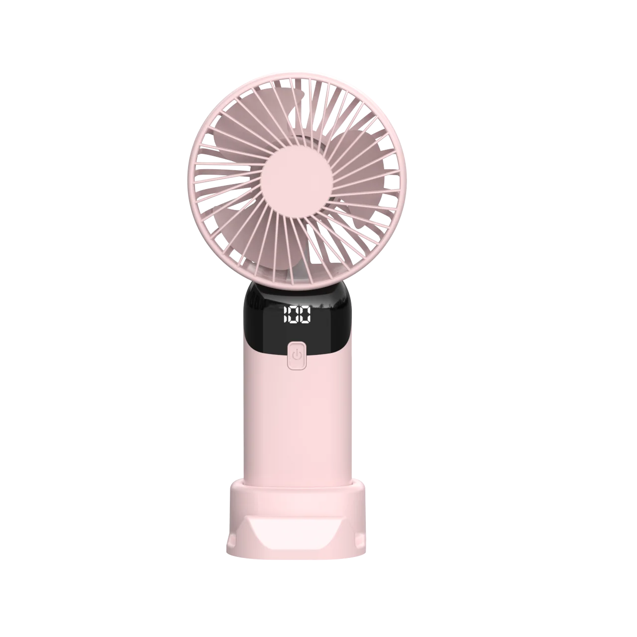 USB Mini Strong Wind Handheld Fan Portable Quiet Rechargeable Desktop Air Cooler with Phone Holder Cooling Fan Outdoor Travel