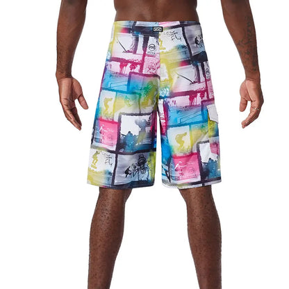 Summer New Fashion Trend Mens Beach Shorts Bermuda Phantom  Quick Dry Swimwear Casual Print Diving Surfwear men swimming shorts